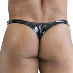 CandyMan String Effet vinyle Climos Noir